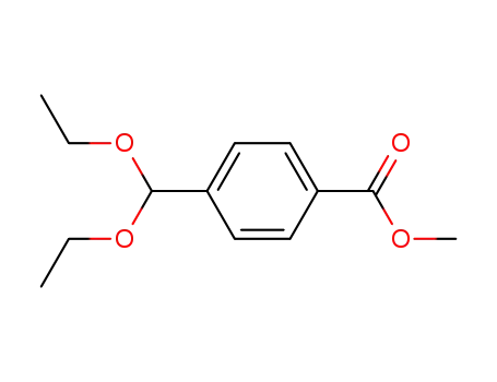 Molecular Structure of 101403-69-4 (methyl 4-(diethoxymethyl)benzenecarboxylate)