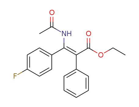 ethyl (2Z)-3-(acetylamino)-3-(4-fluorophenyl)-2-phenylacrylate