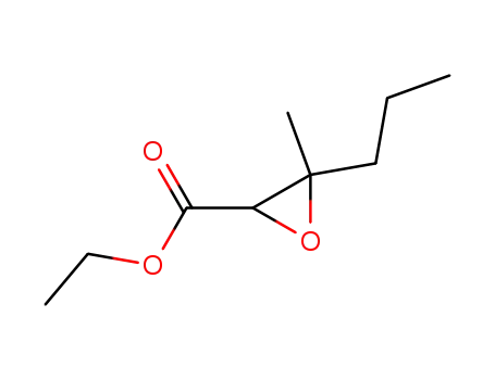 Molecular Structure of 66520-51-2 (3-methyl-3-propyl-oxiranecarboxylic acid ethyl ester)