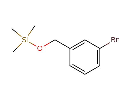 Molecular Structure of 867371-13-9 (1-bromo-3-(trimethylsilyloxy)methyl-benzene)