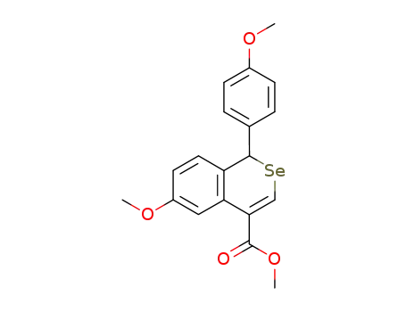 methyl 4H-3-selena-4-p-methoxyphenyl-7-methoxynaphthalenecarboxylate