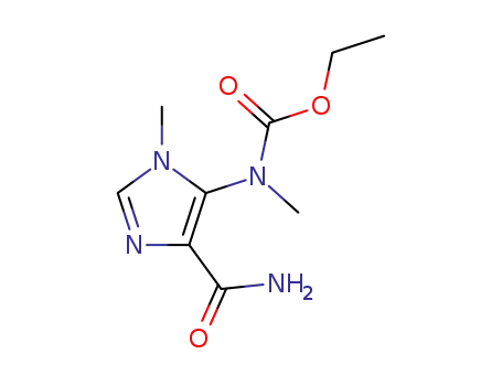 5-<(ethoxycarbonyl)methylamino>-1-methylimidazole-4-carboxamide