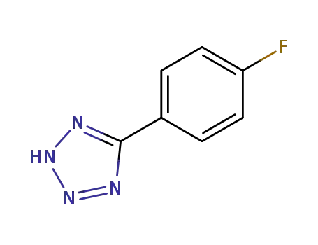 Molecular Structure of 50907-21-6 (5-(4-FLUORO-PHENYL)-2H-TETRAZOLE)