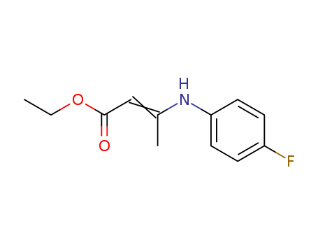 ethyl 3-[(4-fluorophenyl)amino]but-2-enoate cas  18529-17-4