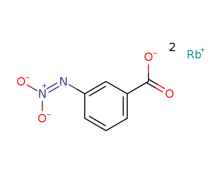 Molecular Structure of 109972-56-7 (dirubidium salt of m-(nitroamino)benzoic acid)