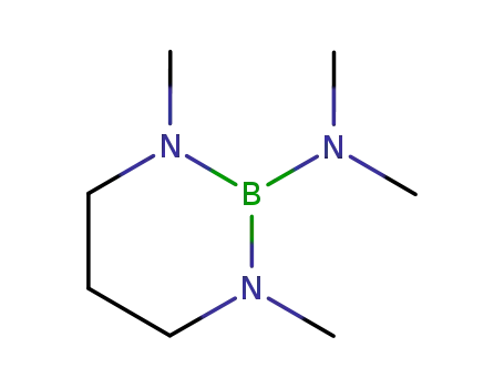 Molecular Structure of 3693-07-0 (1,3-dimethyl-2-dimethylaminodiazaborinane)