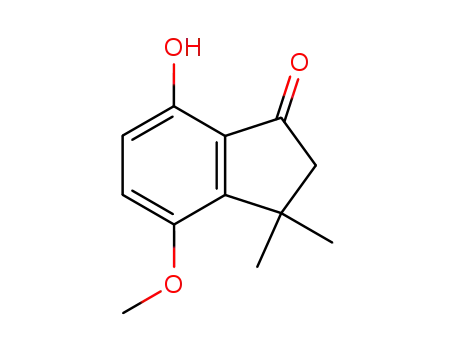 2,3-Dihydro-7-hydroxy-4-methoxy-3,3-dimethyl-1H-inden-1-one