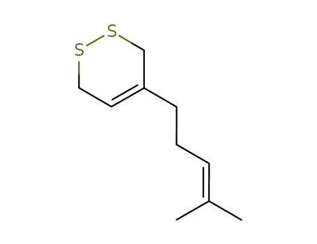 Molecular Structure of 73188-23-5 (4-(4-Methyl-3-pentenyl)-1,2-dithia-4-cyclohexene)