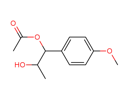 2-hydroxy-1-(4-methoxyphenyl)propan-1-yl acetate