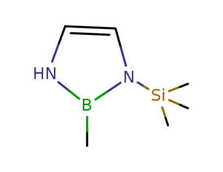 Molecular Structure of 129920-28-1 (2,3-dihydro-2-methyl-1-(trimethylsilyl)-1H-1,3,2-diazaborole)