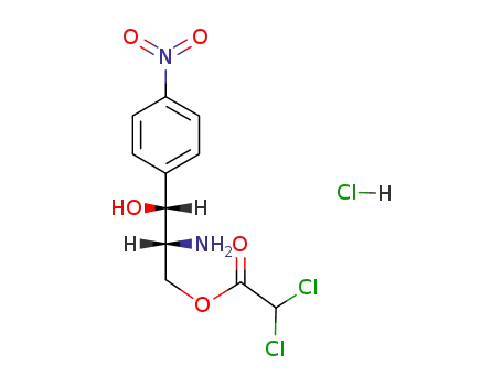 (1<i>R</i>,2<i>R</i>)-2-amino-3-dichloroacetoxy-1-(4-nitro-phenyl)-propan-1-ol; hydrochloride