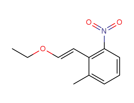 Molecular Structure of 107469-23-8 (2-(2-ethoxyethenyl)-3-methylnitrobenzene)