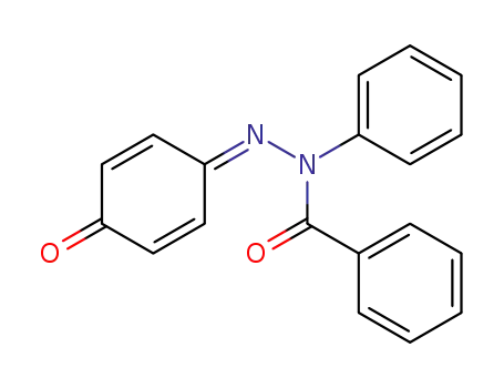 Molecular Structure of 855873-15-3 (benzoic acid-[(4-oxo-cyclohexa-2,5-dienylidene)-phenyl-hydrazide])