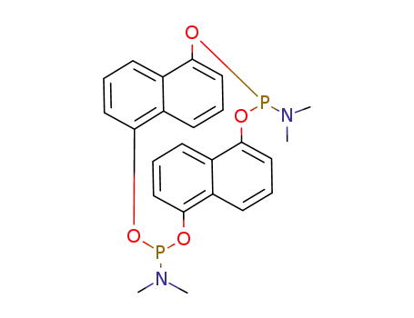 Molecular Structure of 244775-44-8 (N<sub>3</sub>,N<sub>3</sub>,N<sub>16</sub>,N<sub>16</sub>-tetramethyl-2,4,15,17-tetraoxa-3,16-diphosphapentacyclo[20.4.0.0<sup>5,10</sup>.0<sup>9,14</sup>.0<sup>18,23</sup>]hexacosa-1<sup>(22)</sup>,5<sup>(10)</sup>,6,8,11,13,18,20,23,25-decaene-3,16-diamine)