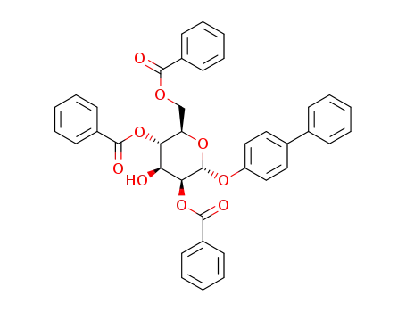 biphenyl-4-yl 2,4,6-tri-O-benzoyl-α-D-mannopyranoside
