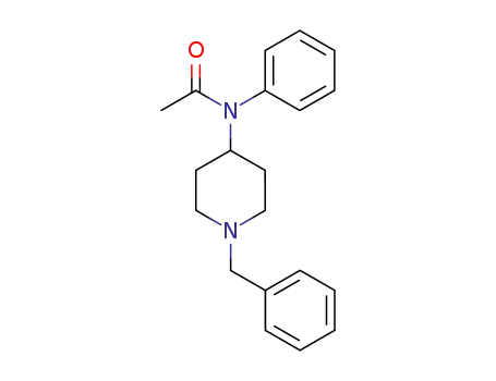 Molecular Structure of 1237-52-1 (N-phenyl-N-[1-(phenylmethyl)-4-piperidinyl]acetamide)