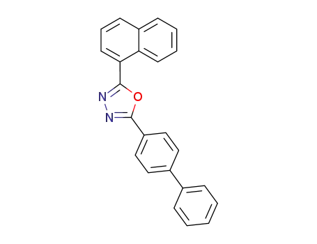 Molecular Structure of 1248-45-9 (2-[1,1'-biphenyl]-4-yl-5-(1-naphthyl)-1,3,4-oxadiazole)