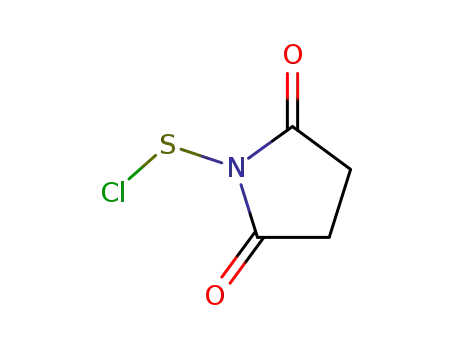 Molecular Structure of 73057-24-6 (1-Pyrrolidinesulfenyl chloride, 2,5-dioxo-)