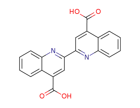 Molecular Structure of 1245-13-2 (2,2'-BICINCHONINIC ACID)
