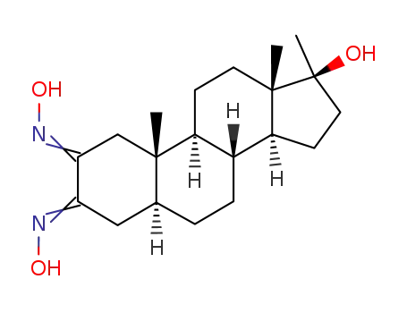 17β-hydroxy-17α-methyl-(5α)-androstane-2,3-dione dioxime