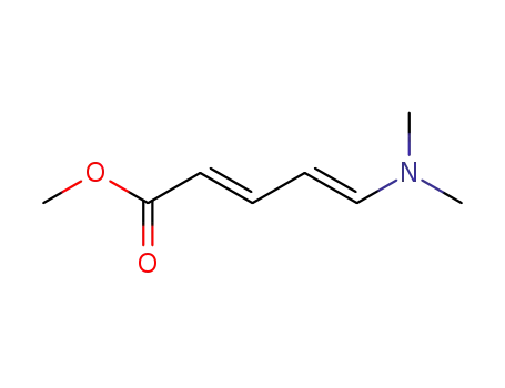 Molecular Structure of 187808-48-6 (methyl 5-(N,N-dimethylamino)-2,4-pentadienoate)