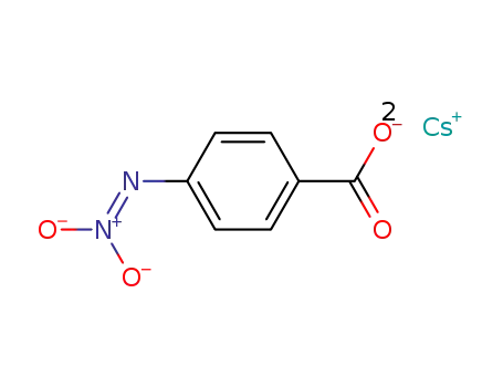 Molecular Structure of 109972-62-5 (dicesium salt of p-(nitroamino)benzoic acid)