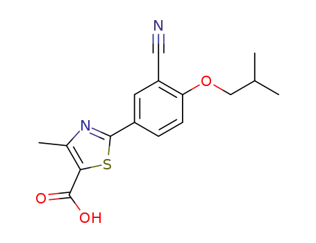 Molecular Structure of 144060-53-7 (Febuxostat)