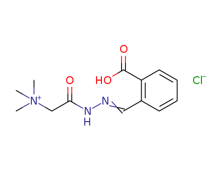Ethanaminium,2-[2-[(2-carboxyphenyl)methylene]hydrazinyl]-N,N,N-trimethyl-2-oxo-, chloride(1:1) cas  7253-59-0
