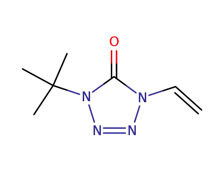 5H-Tetrazol-5-one, 1-(1,1-dimethylethyl)-4-ethenyl-1,4-dihydro-