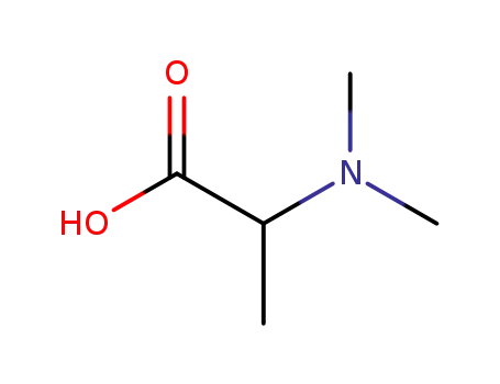 Molecular Structure of 19701-89-4 (2-(dimethylamino)propanoic acid)
