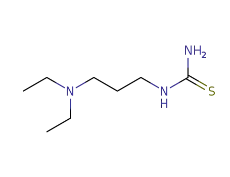 Molecular Structure of 99799-61-8 (Thiourea, [3-(diethylamino)propyl]-)