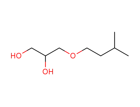 Molecular Structure of 627-92-9 (3-(Isopentyloxy)-1,2-propanediol)