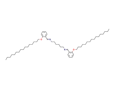 Molecular Structure of 121511-46-4 (N,N'-Bis-[1-(2-hexadecyloxy-phenyl)-meth-(E)-ylidene]-hexane-1,6-diamine)