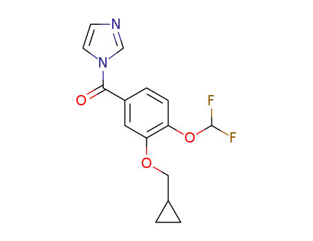(3-(cyclopropylmethoxy)-4-(difluoromethoxy)phenyl)(1H-imidazol-1-yl)methanone