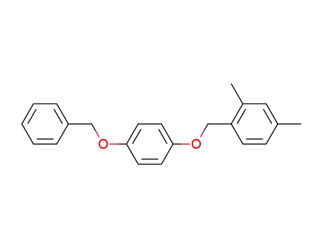 benzyl and 2,4-dimethylbenzyl ether of hydroquinone