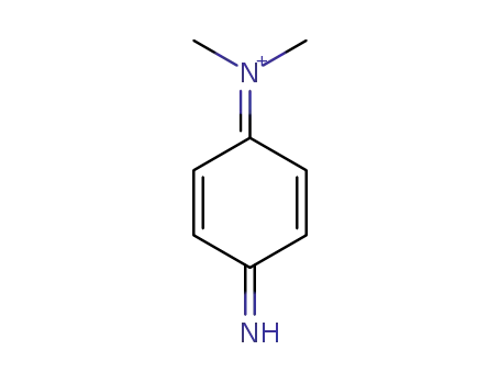 Molecular Structure of 33624-86-1 (Methanaminium, N-(4-imino-2,5-cyclohexadien-1-ylidene)-N-methyl-)