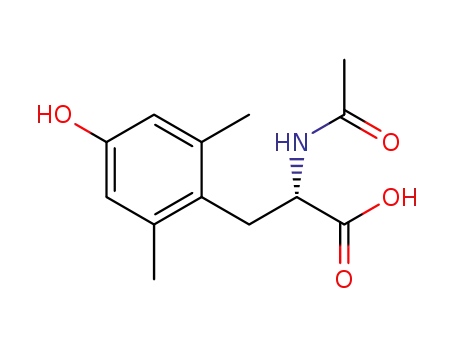 Molecular Structure of 1333148-31-4 ((S)-N-acetyl-2,6-dimethyltyrosine)