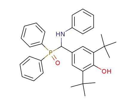 Phenol,
2,6-bis(1,1-dimethylethyl)-4-[(diphenylphosphinyl)(phenylamino)methyl]-
