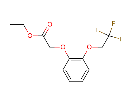 Molecular Structure of 160969-01-7 (ethyl 2-(2,2,2-trifluoroethoxy)phenoxyacetate)