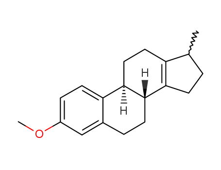 Molecular Structure of 114297-13-1 (3-methoxy-17ξ-methylestra-1,3,5(10),13-tetraene)