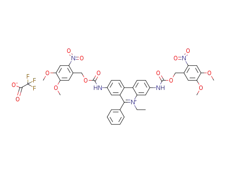 3,8-bis({[(4,5-dimethoxy-2-nitrobenzyl)oxy]carbonyl}amino)-5-ethyl-6-phenylphenanthridinium trifluoroacetate