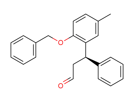 (R)-3-(2-(benzyloxy)-5-methylphenyl)-3-phenylpropanal
