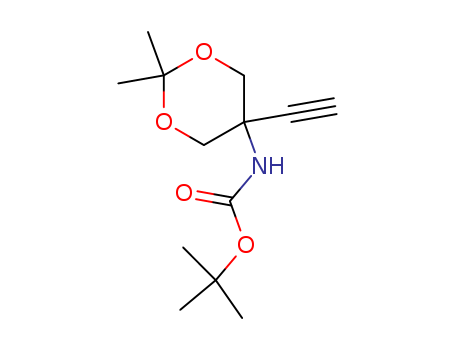 5-ethynyl-2,2-dimethyl-[1,3]dioxan-(N-tert-butyloxycarbonyl)-5-ylamine