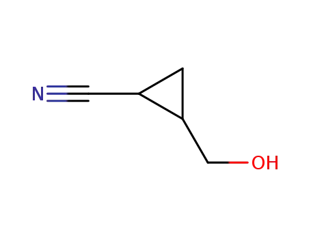 Molecular Structure of 30491-95-3 (2-(HydroxyMethyl)cyclopropanecarbonitrile)