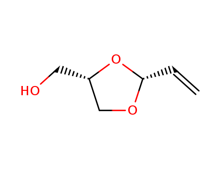 1,3-Dioxolane-4-methanol,2-ethenyl-, trans- (9CI)