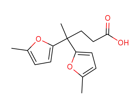 4,4-Bis(5-methylfuran-2-yl)pentanoic acid