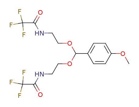 2,2,2-trifluoro-<i>N</i>-(2-{(4-methoxy-phenyl)-[2-(2,2,2-trifluoro-acetylamino)-ethoxy]-methoxy}-ethyl)-acetamide