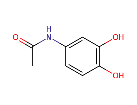 Molecular Structure of 37519-14-5 (3-HYDROXYACETAMINOPHEN)