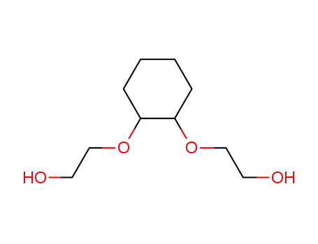 Molecular Structure of 75503-88-7 (1,2-Bis-(2-hydroxyethoxy)-cyclohexan)