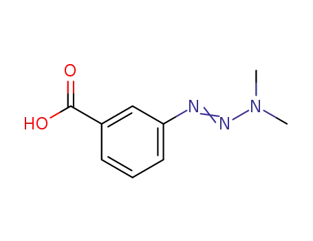 Molecular Structure of 20241-07-0 (3-(3,3-Dimethyl-1-triazeno)benzoic acid)
